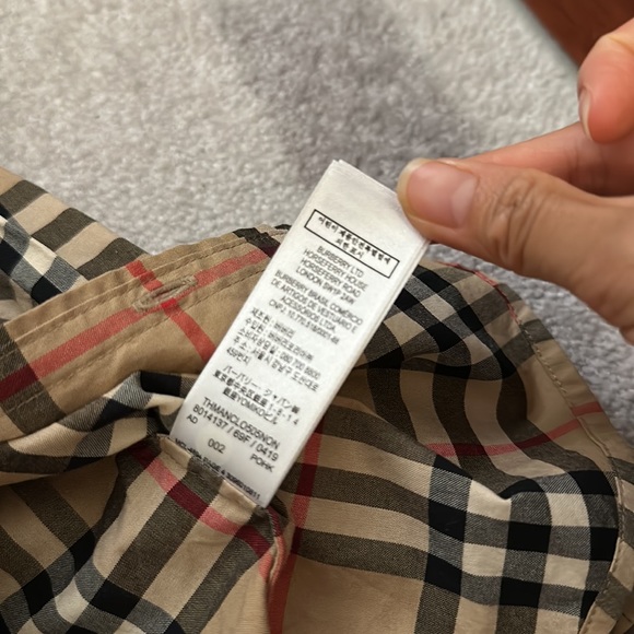 Authentic Burberry Fredrick Toddler Shirt - 2Y - Picture 6 of 9